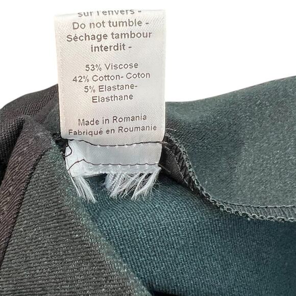 Joseph New Spark Gabardine Stretch Pants Legging Dark Green‎ Size 42 US 10 - Picture 12 of 12